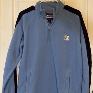Blue Fleece Quarter-Zip Pullover